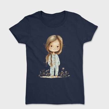 Whimsy Flower Girl, Tricou Femei