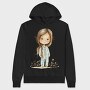 Whimsy Flower Girl, Hanorac Oversize Barbati (Unisex)