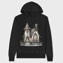 Whimsy Gothic Castle, Hanorac Oversize Barbati (Unisex)
