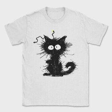 Whisker Scary Silhouette, Tricou Barbati (Unisex)