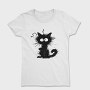 Whisker Scary Silhouette, Tricou Femei