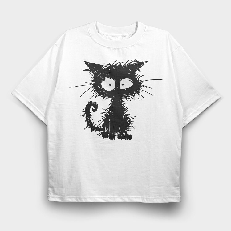 Whisker Whisperer, Tricou Oversize Barbati (Unisex)