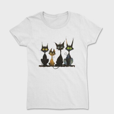 Whiskered Feline Group, Tricou Femei