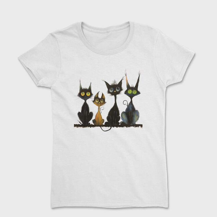 Whiskered Feline Group, Tricou Femei