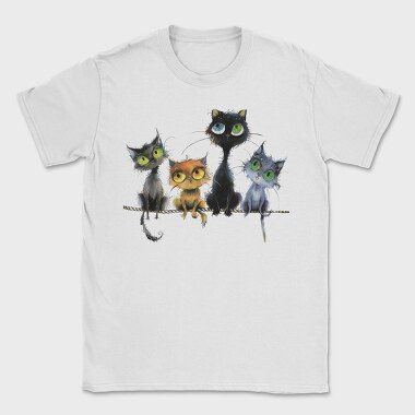 Whiskers Party Ensemble, Tricou Barbati (Unisex)