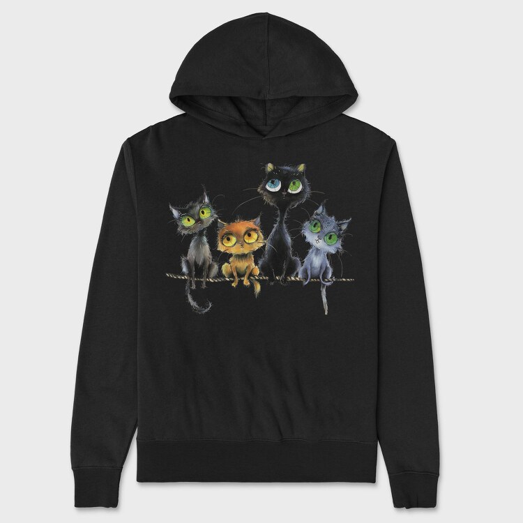 Whiskers Party Ensemble, Hanorac Oversize Barbati (Unisex)