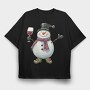 Wine Snow Fest, Tricou Oversize Barbati (Unisex)