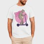 Scooter Sloth, Tricou Barbati (Unisex)