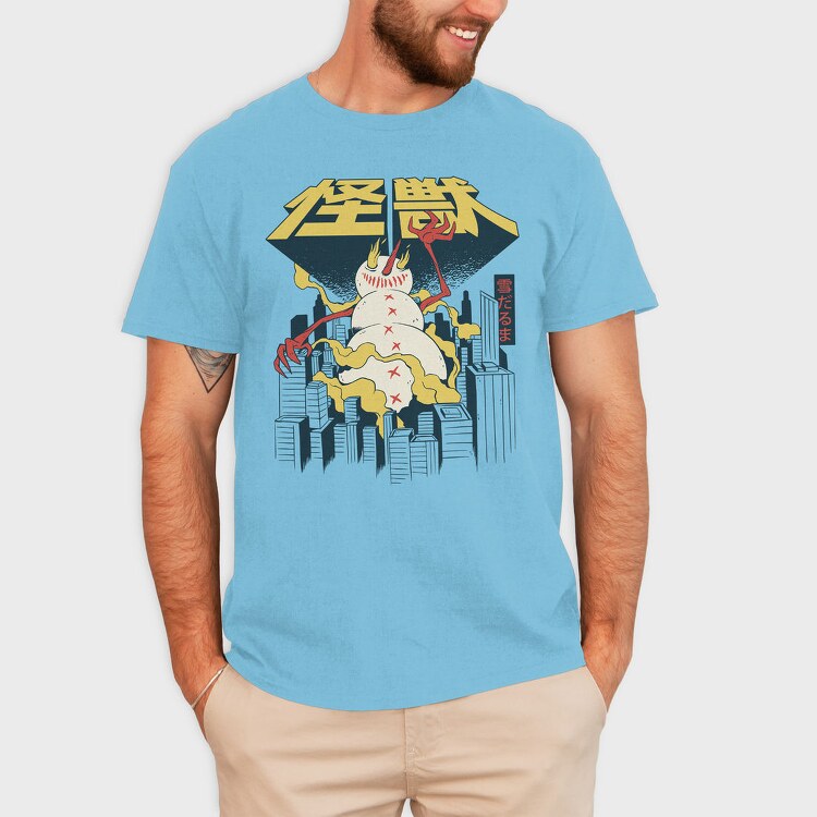 Snowman Monster Japanese Attack, Tricou Barbati (Unisex)