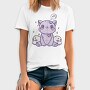 Pastel Goth Stuffed Cat, Tricou Barbati (Unisex)