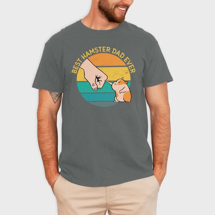 Best Hamster Dad Ever, Tricou Barbati (Unisex)