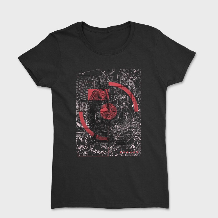 Infographics Microscope, Tricou Femei