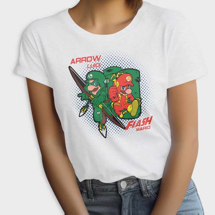 Arrow Luigi Flash Mario, Tricou Femei