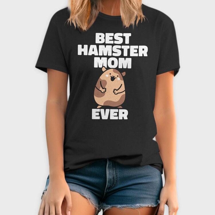 Best Hamster Mom, Tricou Barbati (Unisex)