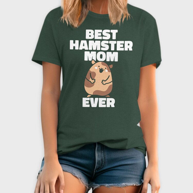 Best Hamster Mom, Tricou Barbati (Unisex)