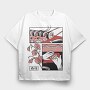 Japanese Comics 6, Tricou Oversize Barbati (Unisex)