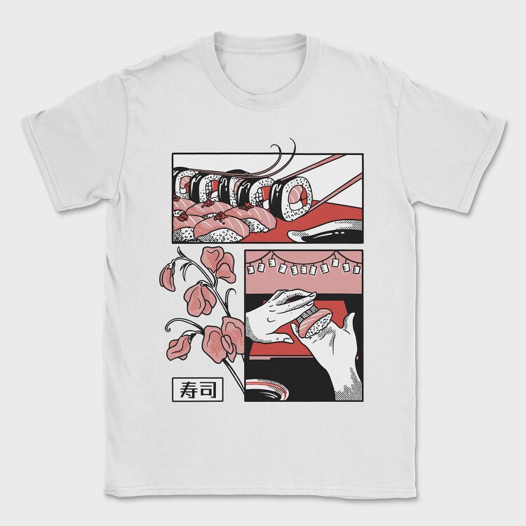 Japanese Comics 6, Tricou Barbati (Unisex)