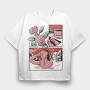 Japanese Comics 4, Tricou Oversize Barbati (Unisex)