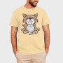 Yoga Cat, Tricou Barbati (Unisex)