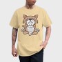 Yoga Cat, Tricou Barbati (Unisex)