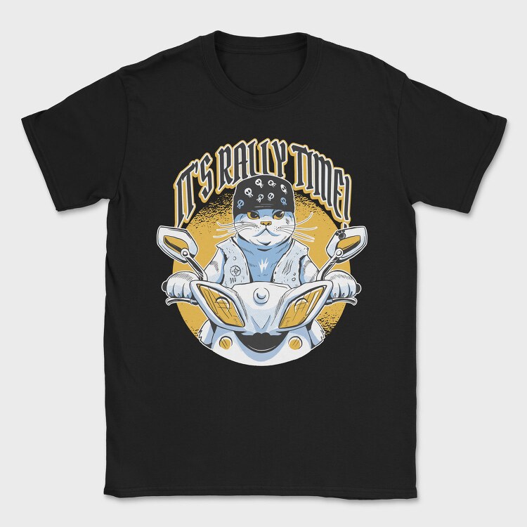 Its Rally Time Cat, Tricou Barbati (Unisex)