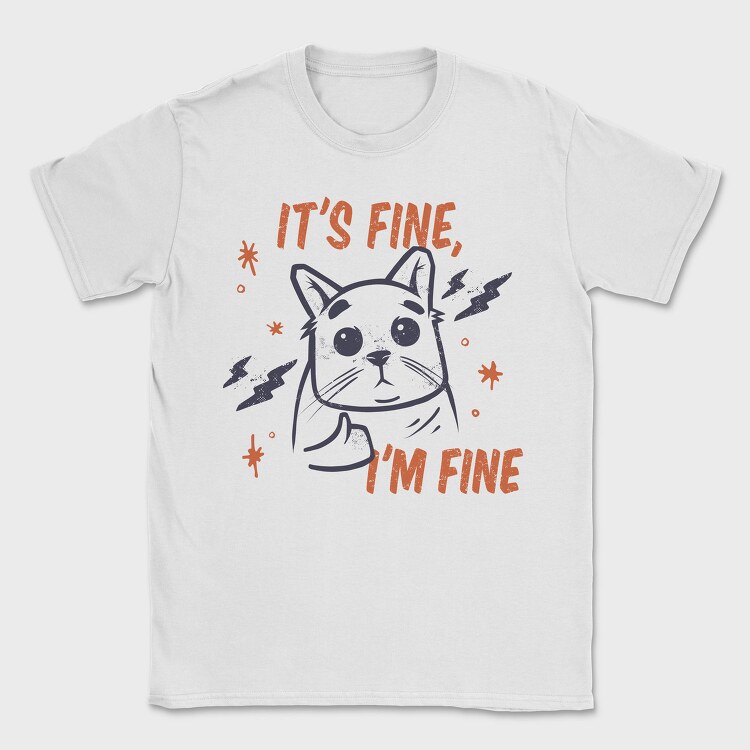 Its Fine I Am Fine, Tricou Barbati (Unisex)