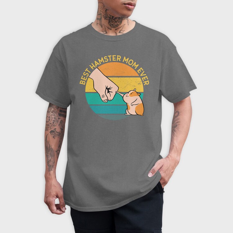 Best Hamster Mother Ever, Tricou Barbati (Unisex)