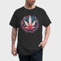 Patriotic Cannabis Leaf 4th Of July, Tricou Barbati (Unisex)