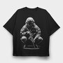 Soldier Crouching, Tricou Oversize Barbati (Unisex)