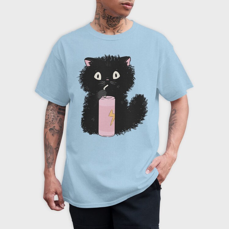 Electric Cat, Tricou Barbati (Unisex)