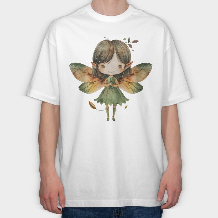 Whimsical Fairy Wings, Tricou Oversize Barbati (Unisex)