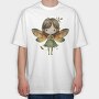 Whimsical Fairy Wings, Tricou Oversize Barbati (Unisex)
