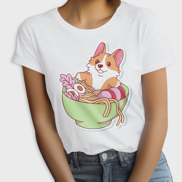 Corgi Noodle Bowl, Tricou Femei