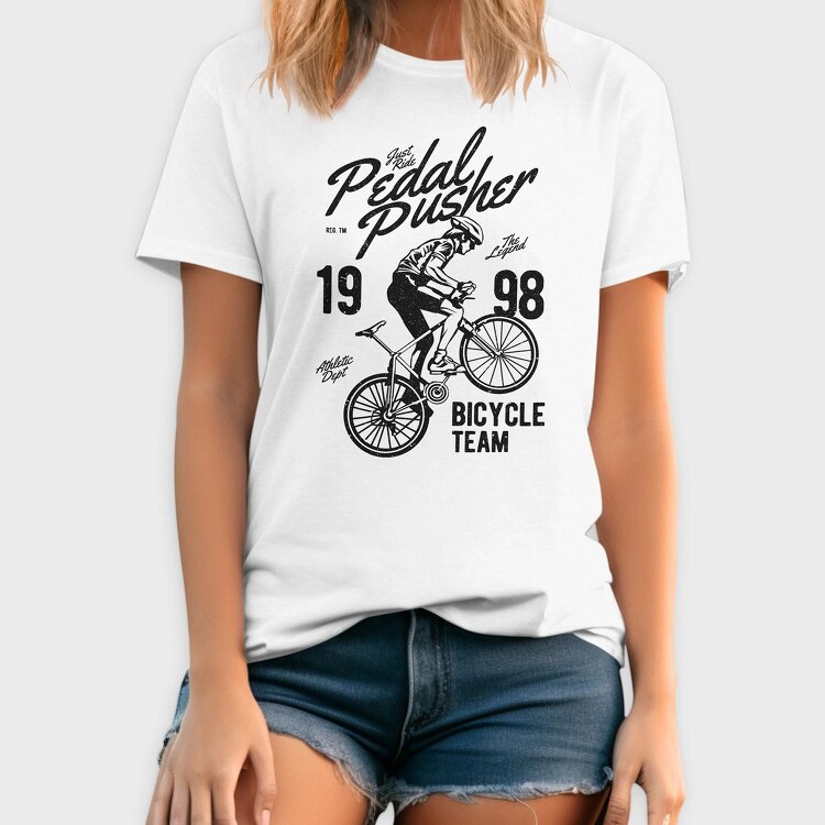 Pedal Pusher, Tricou Barbati (Unisex)
