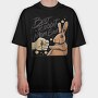 Best Rabbit Mom Ever, Tricou Oversize Barbati (Unisex)