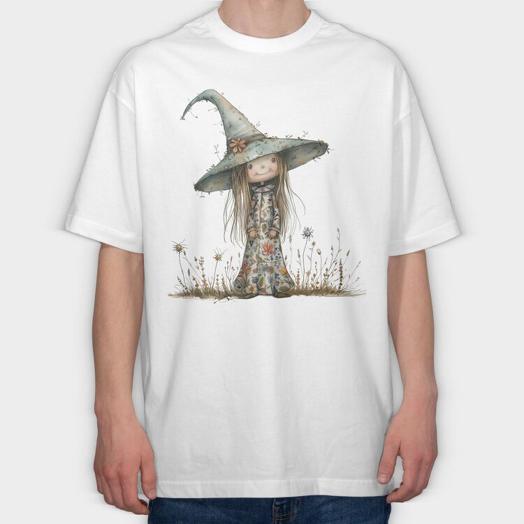 Whimsical Witchy17, Tricou Oversize Barbati (Unisex)