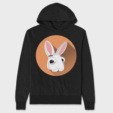 Bunny Ears Icon, Hanorac Oversize Barbati (Unisex)