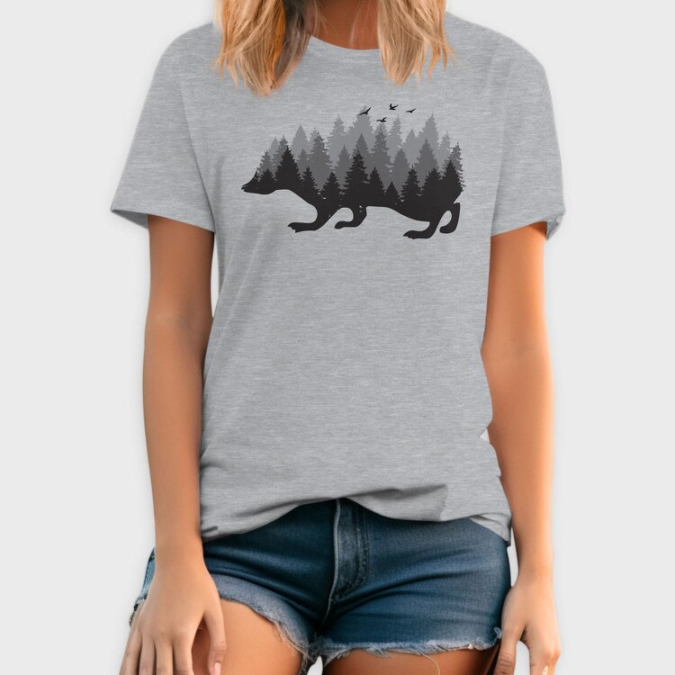 Hedgehog Forest Headgehog, Tricou Barbati (Unisex)