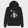 Bunny With Wrench Tiny Handy, Hanorac Oversize Barbati (Unisex)