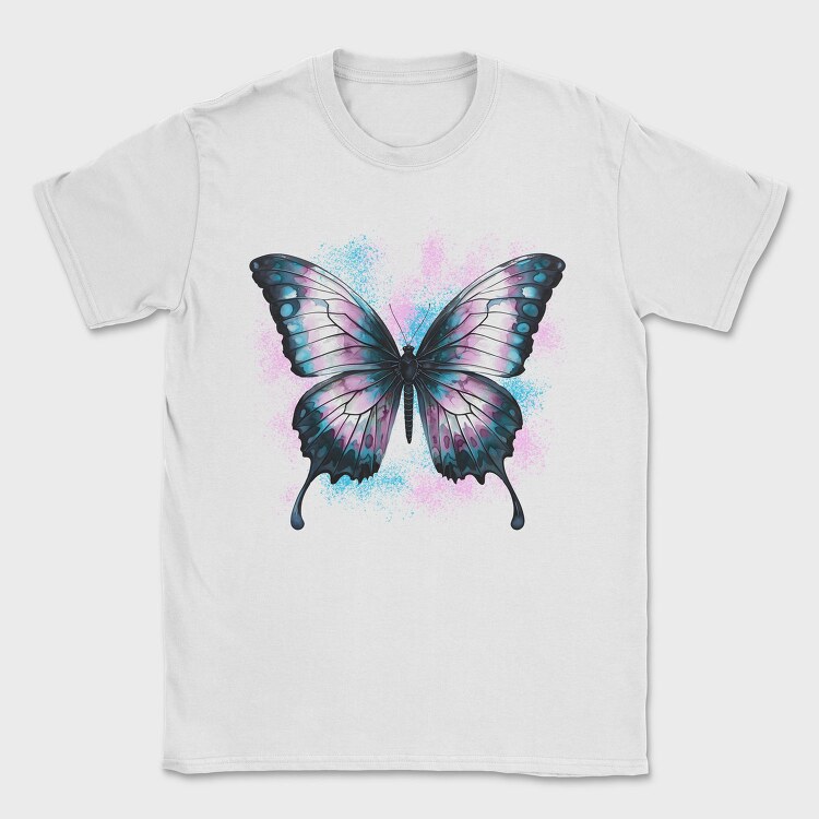 Butterfly Trans Flag, Tricou Barbati (Unisex)
