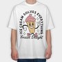 Ice Cream Solves Everything, Tricou Oversize Barbati (Unisex)