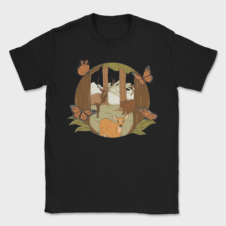 Tricou Barbati (Unisex) Imprimat digital direct in tesatura, bumbac premium 100%.