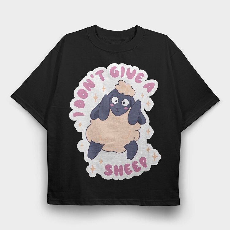 Yoga Sheep Funny, Tricou Oversize Barbati (Unisex)