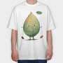 Whimsical Leaf Fall, Tricou Oversize Barbati (Unisex)