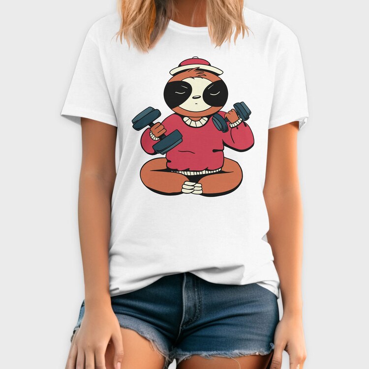 Sloth Exercise, Tricou Barbati (Unisex)