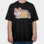Corgi Taco Feast, Tricou Oversize Barbati (Unisex)