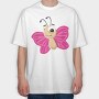 Butterfly Smile, Tricou Oversize Barbati (Unisex)