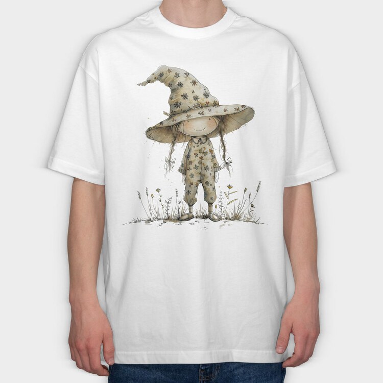 Whimsical Witchy6, Tricou Oversize Barbati (Unisex)