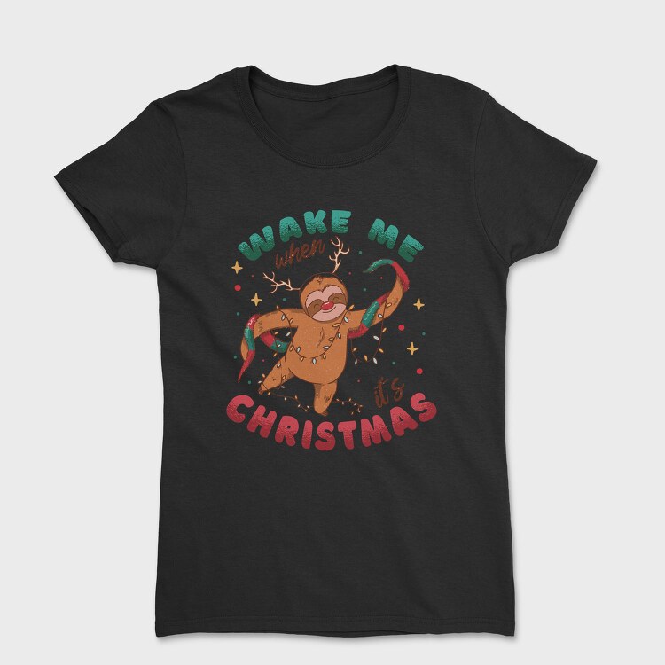 Christmas Sloth, Tricou Femei