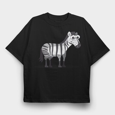 Zebra Stripes, Tricou Oversize Barbati (Unisex)